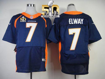 John Elway Denver Broncos navy Elite jersey