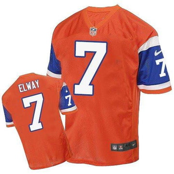 John Elway Denver Broncos orange Elite jersey