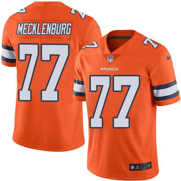 Karl Mecklenburg Denver Broncos orange jersey