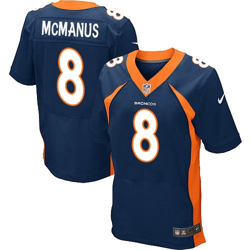 Brandon McManus Denver Broncos navy Elite jersey
