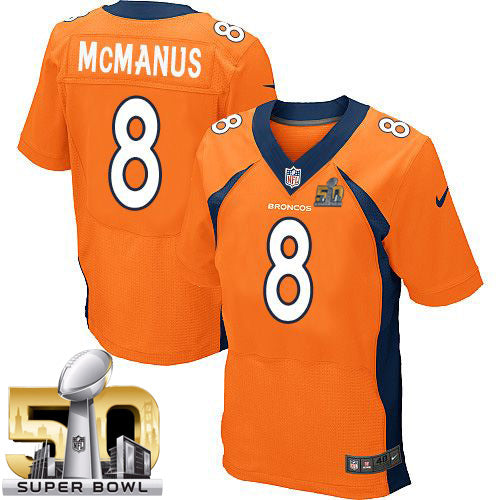 Brandon McManus Denver Broncos orange Elite jersey