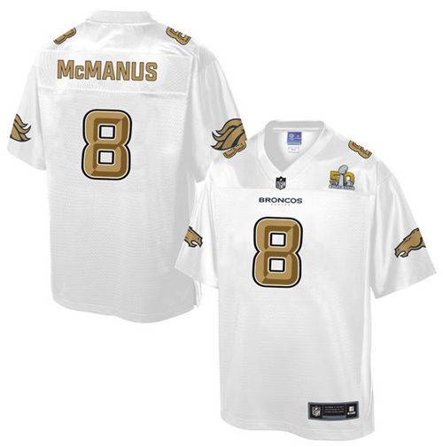 Brandon McManus Denver Broncos white Pro Line jersey