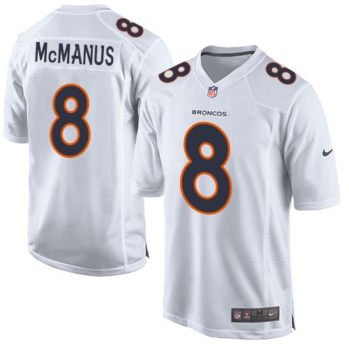 Brandon McManus Denver Broncos white Game jersey