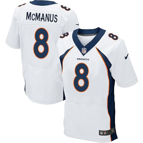 Brandon McManus Denver Broncos white Elite jersey