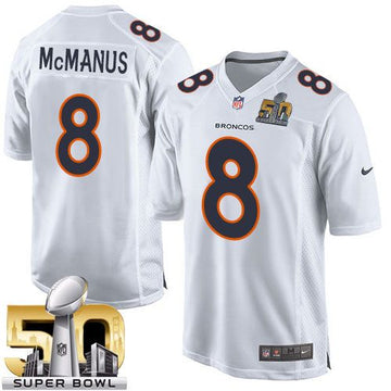 Brandon McManus Denver Broncos white Game jersey