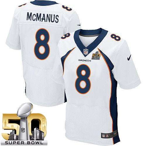 Brandon McManus Denver Broncos white Elite jersey