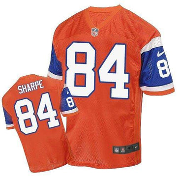 Shannon Sharpe Denver Broncos orange Elite jersey