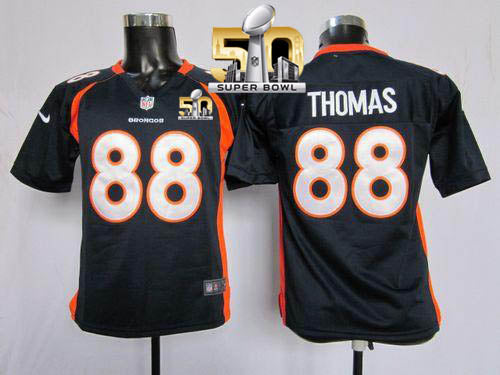 Demaryius Thomas Denver Broncos blue Elite jersey