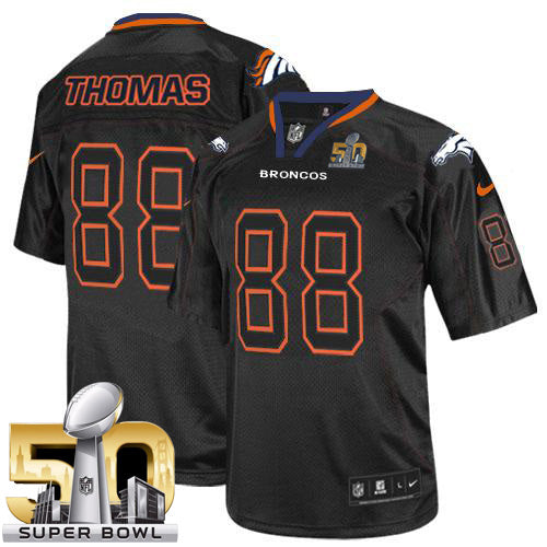 Demaryius Thomas Denver Broncos black Elite jersey