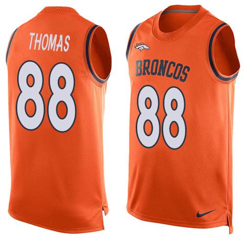 Demaryius Thomas Denver Broncos orange jersey