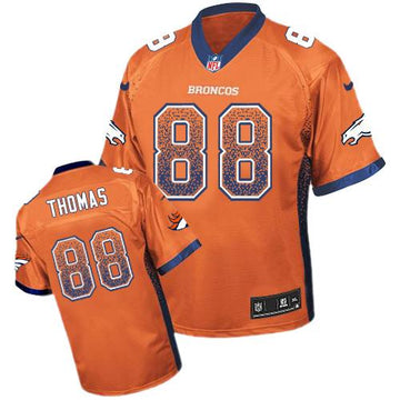 Demaryius Thomas Denver Broncos orange Elite jersey