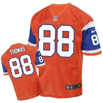 Demaryius Thomas Denver Broncos orange Elite jersey