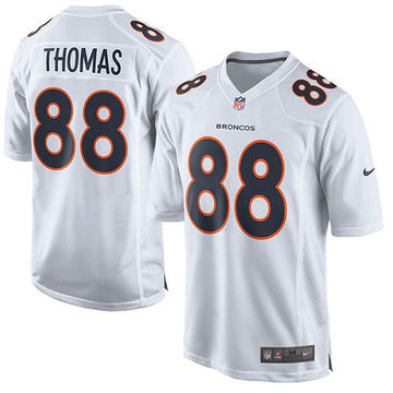 Demaryius Thomas Denver Broncos white Game jersey