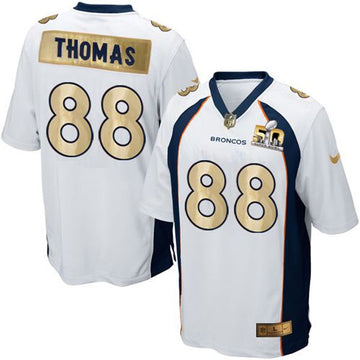 Demaryius Thomas Denver Broncos white Game jersey