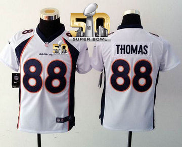 Demaryius Thomas Denver Broncos white Elite jersey