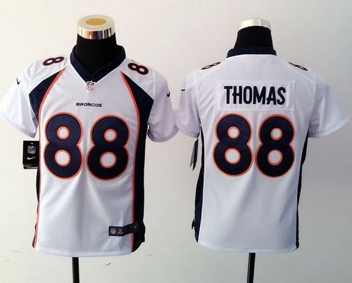 Demaryius Thomas Denver Broncos white Elite jersey