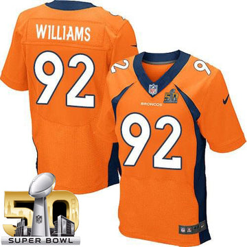 Sylvester Williams Denver Broncos orange Elite jersey