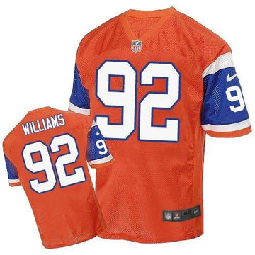 Sylvester Williams Denver Broncos orange Elite jersey