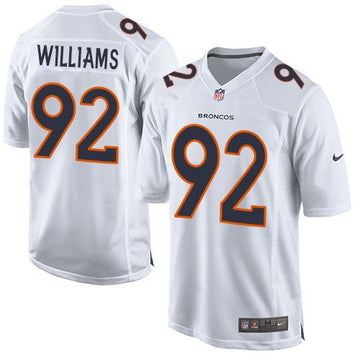 Sylvester Williams Denver Broncos white Game jersey
