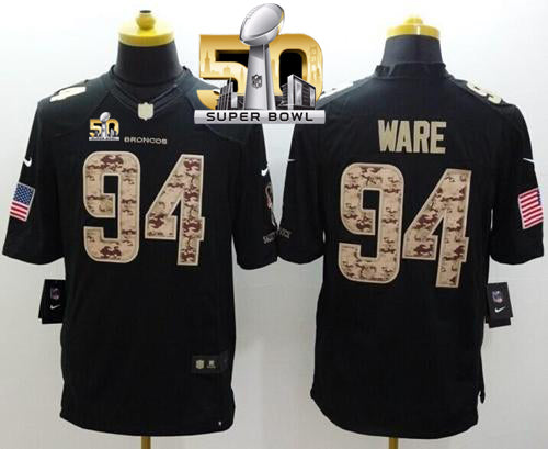 DeMarcus Ware Denver Broncos black Salute To Service jersey