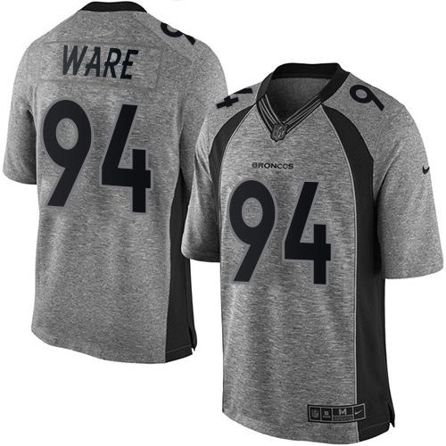 DeMarcus Ware Denver Broncos gray jersey