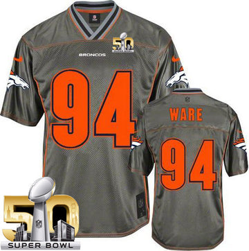 DeMarcus Ware Denver Broncos grey Elite jersey