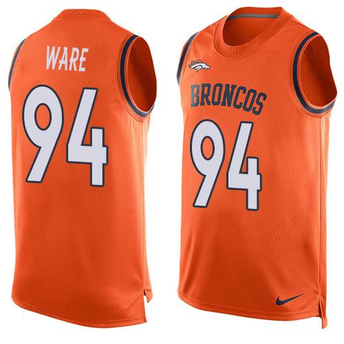 DeMarcus Ware Denver Broncos orange jersey