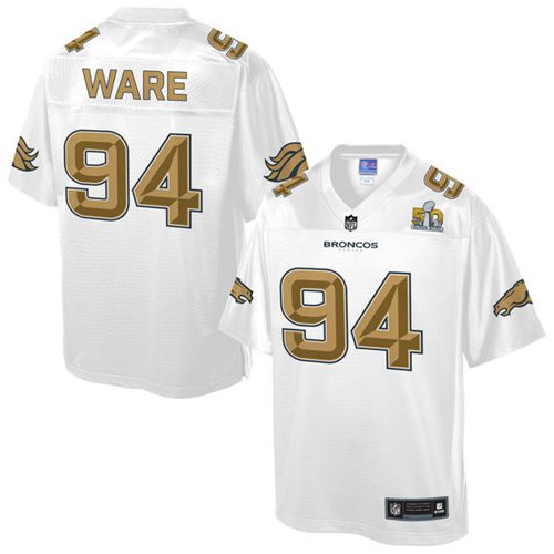 DeMarcus Ware Denver Broncos white Pro Line jersey