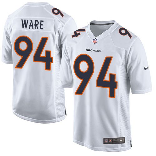DeMarcus Ware Denver Broncos white Game jersey