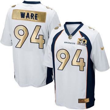 DeMarcus Ware Denver Broncos white Game jersey