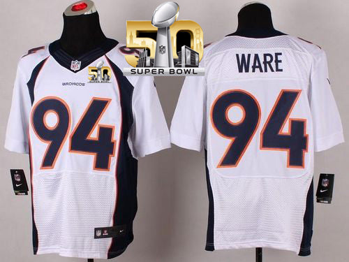 DeMarcus Ware Denver Broncos white Elite jersey