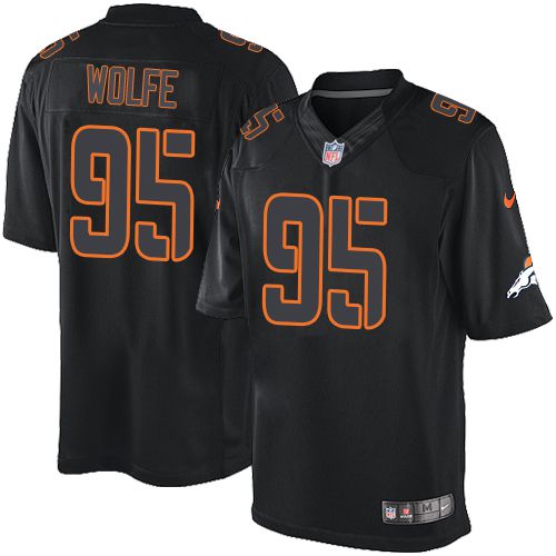 Derek Wolfe Denver Broncos black jersey