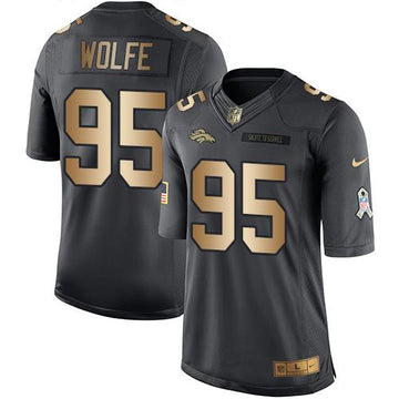 Derek Wolfe Denver Broncos black Salute To Service jersey