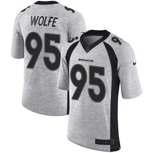 Derek Wolfe Denver Broncos gray jersey
