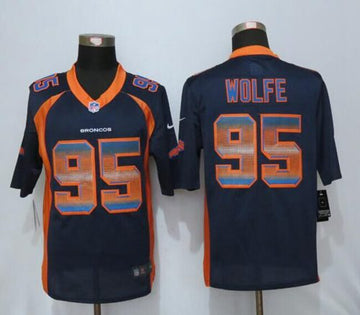 Derek Wolfe Denver Broncos navy Alternate jersey