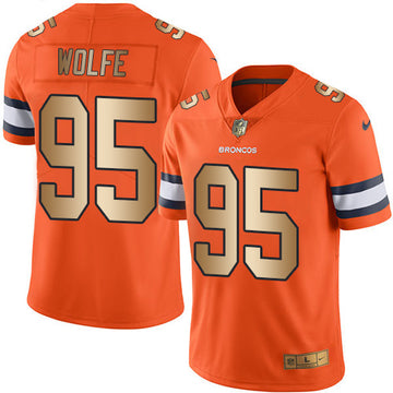 Derek Wolfe Denver Broncos orange jersey