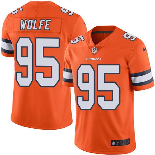 Derek Wolfe Denver Broncos orange jersey