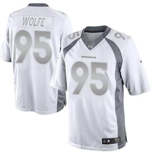Derek Wolfe Denver Broncos white Platinum jersey