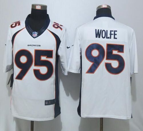 Derek Wolfe Denver Broncos white jersey