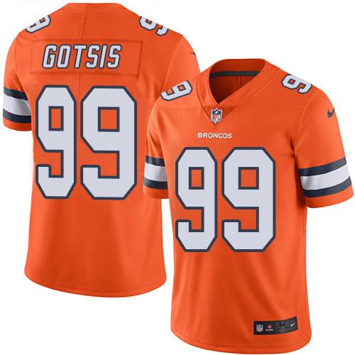 Adam Gotsis Denver Broncos orange jersey