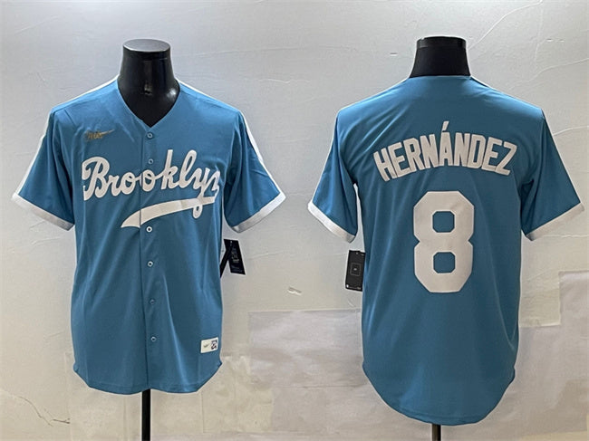Enrique Hernandez Los Angeles Dodgers blue jersey