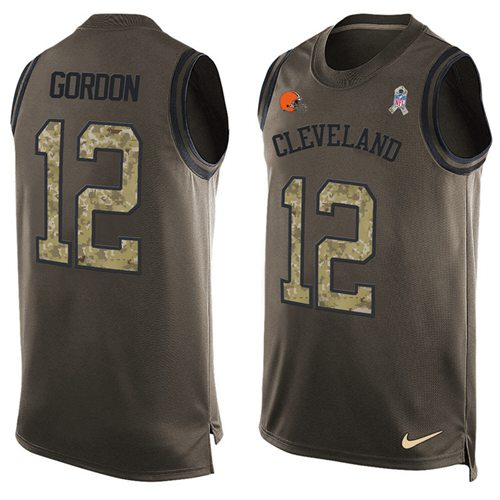 Josh Gordon Cleveland Browns green Salute To Service jersey