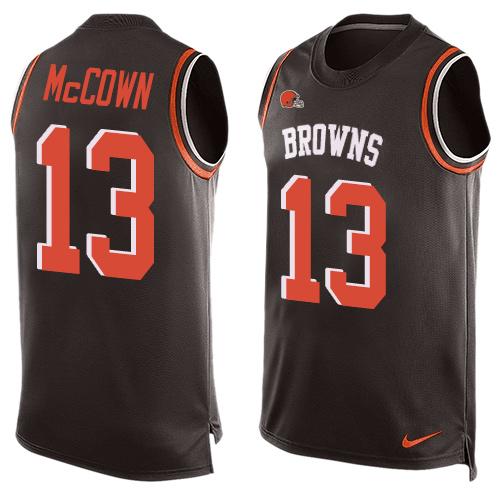 Josh McCown Cleveland Browns brown jersey