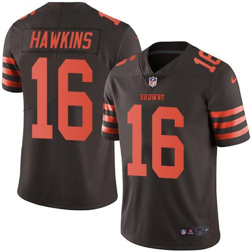Andrew Hawkins Cleveland Browns brown jersey