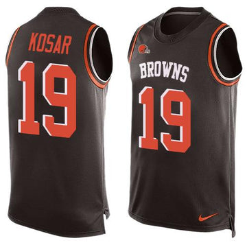 Bernie Kosar Cleveland Browns brown jersey