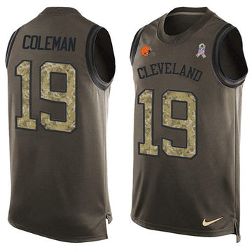 Corey Coleman Cleveland Browns green Salute To Service jersey