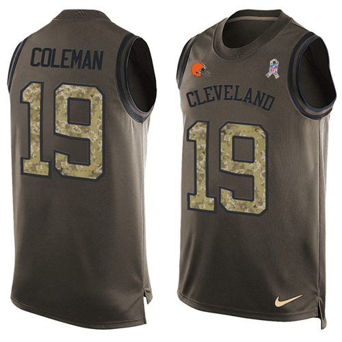 Corey Coleman Cleveland Browns green Salute To Service jersey