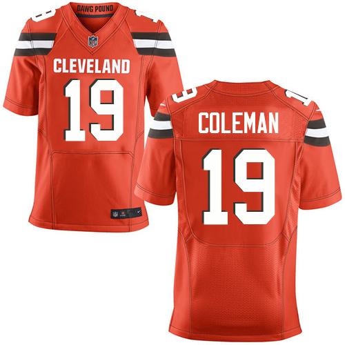 Corey Coleman Cleveland Browns orange Elite jersey