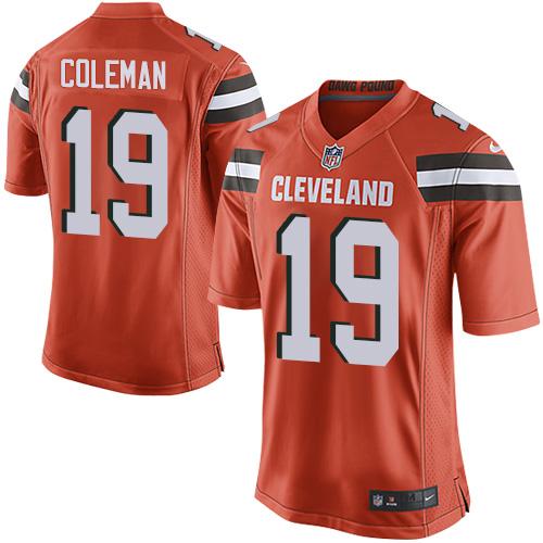 Corey Coleman Cleveland Browns orange Elite jersey