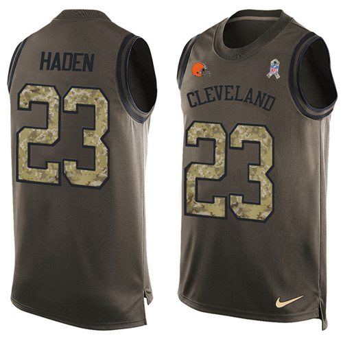 Joe Haden Cleveland Browns green Salute To Service jersey